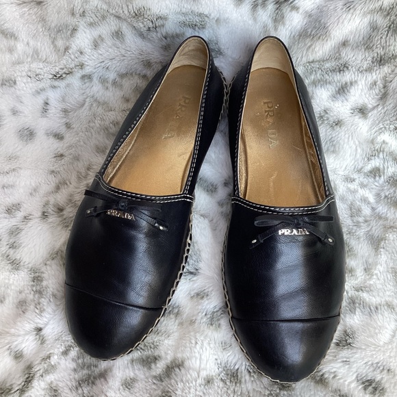 PRADA Napa Bow Espadrille - Picture 2 of 6